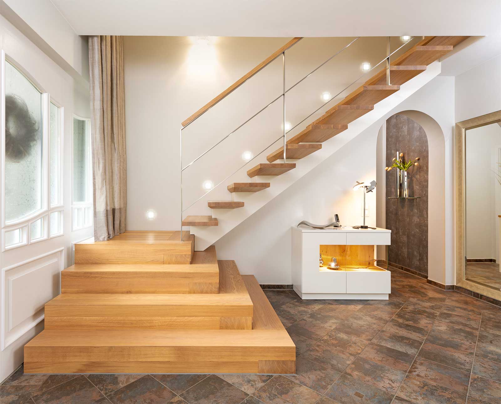 Treppen mit Podest nach Ma direkt vom Tischler Holzstufen Meyer Treppen mit Podest nach Ma direkt vom Tischler Holzstufen Meyer